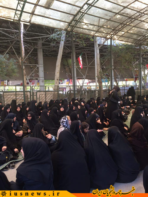 مراسم تشییع پیکرهای پاک قربانیان فاجعه منا در دانشگاه تهران برگزار شد